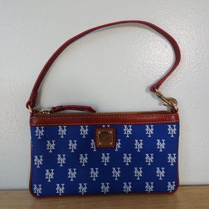 Dooney & Bourke NY Mets Wristlet Clutch MLB